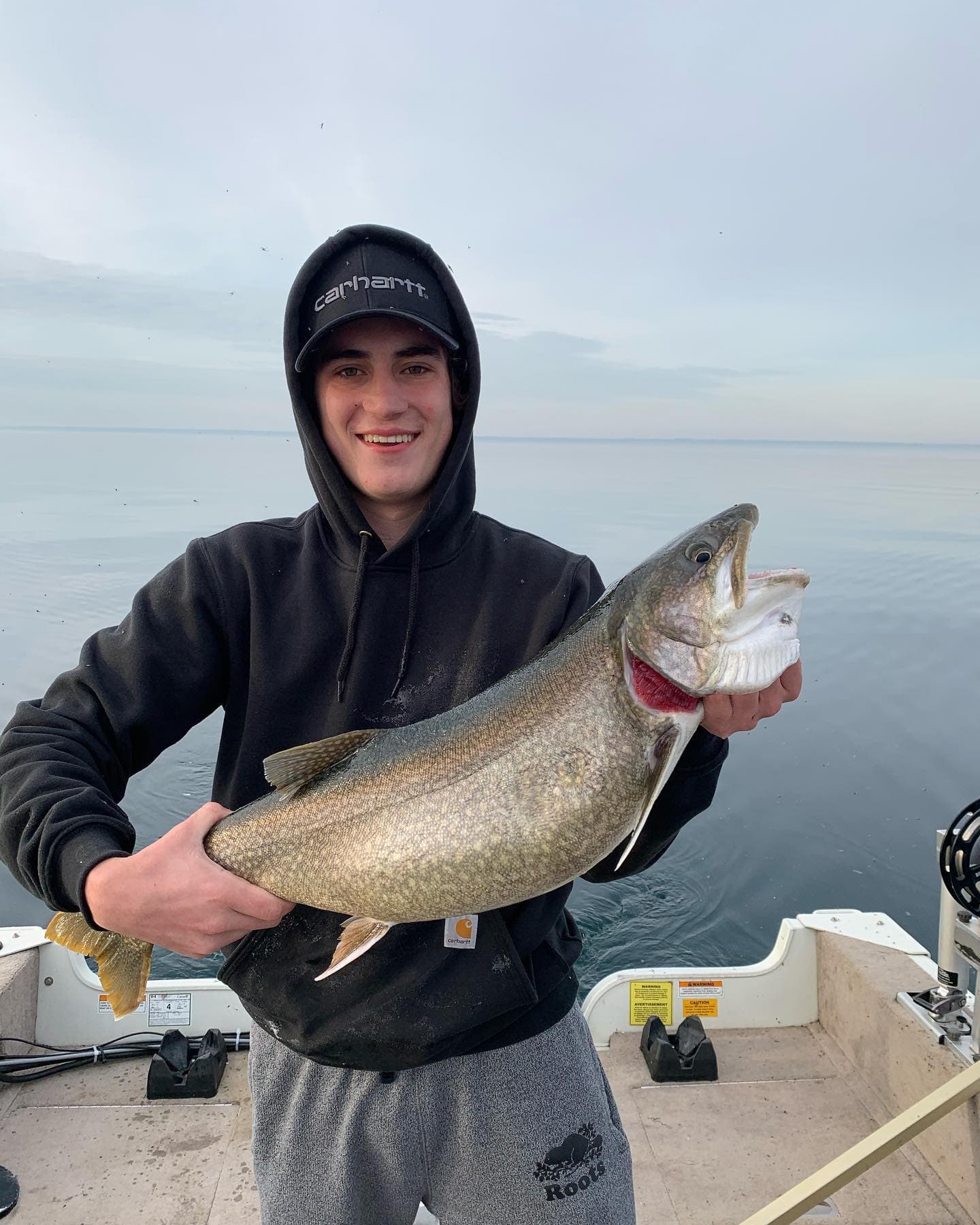 Anthony Davis, founder of ARD Plumbing, on Lake Ontario