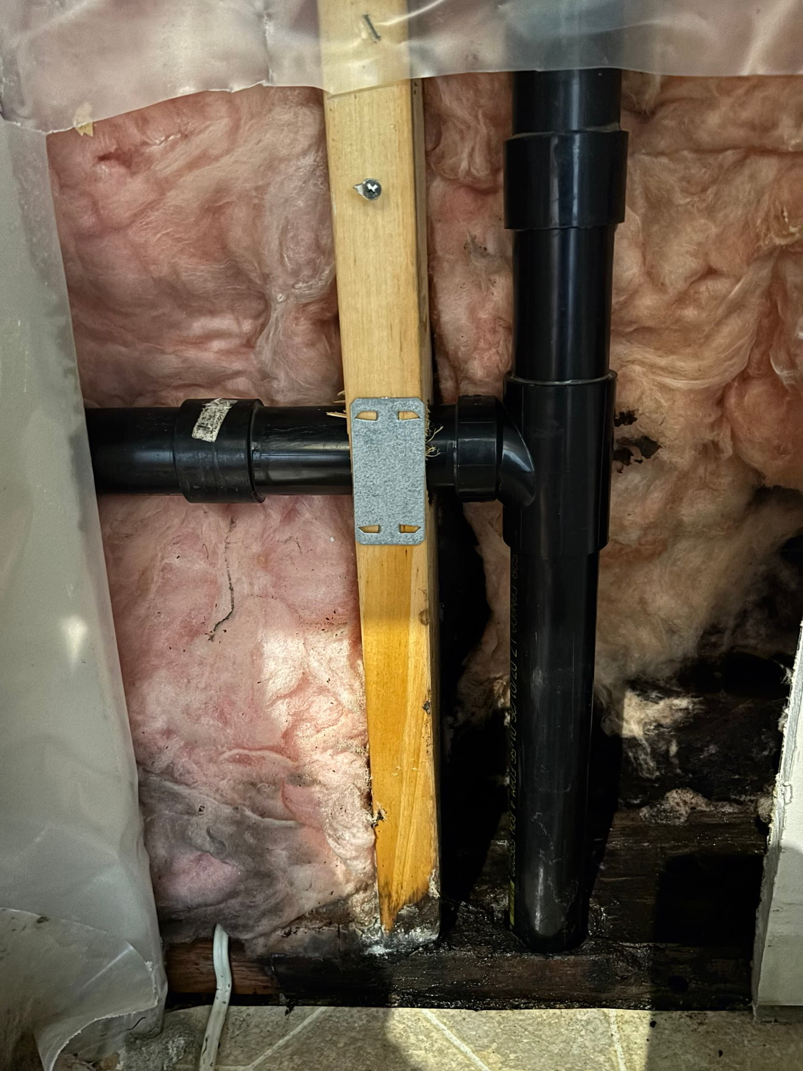 New drain stack installed by ARD Plumbing